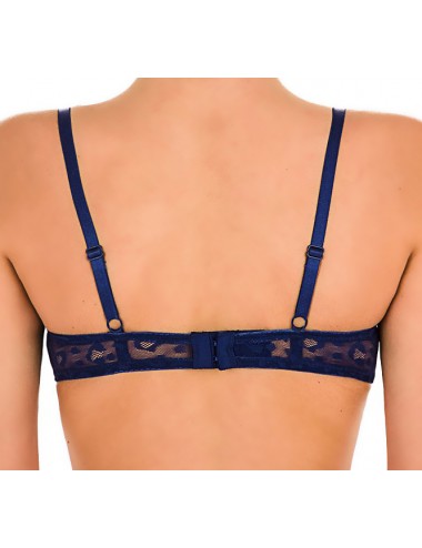 Soutien-Gorge April moule corbeille bleu navi