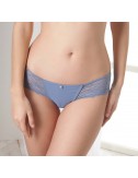 Tanga Feline bleu/ gris