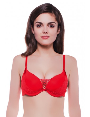 Soutien-Gorge Asha push-up rouge