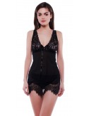 Nuisette+String Destiny noir