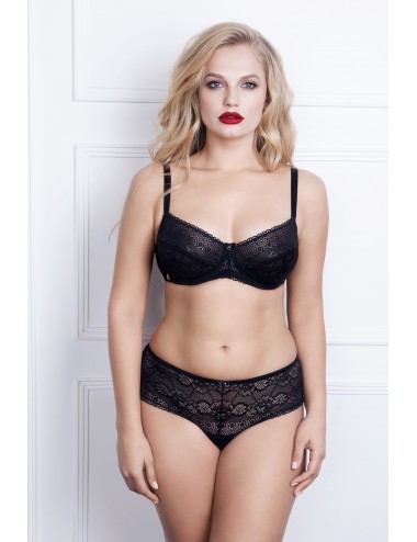 Queen size Shorty Rosa noir