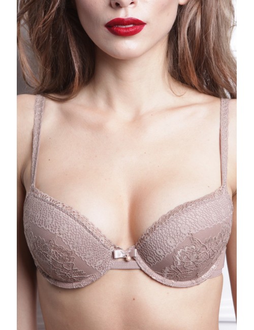 Rosa soutien gorge coque beige sable