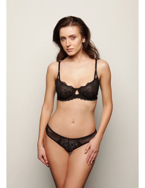 Culotte noire en dentelle...